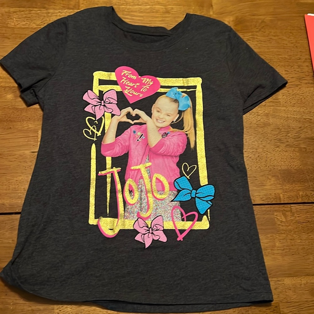 JoJo Siwa, dark gray T-shirt size 14/16